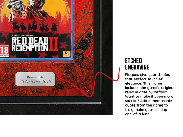 Red Dead Redemption II (PS4) Inspired By Exhibition Range Framed Game