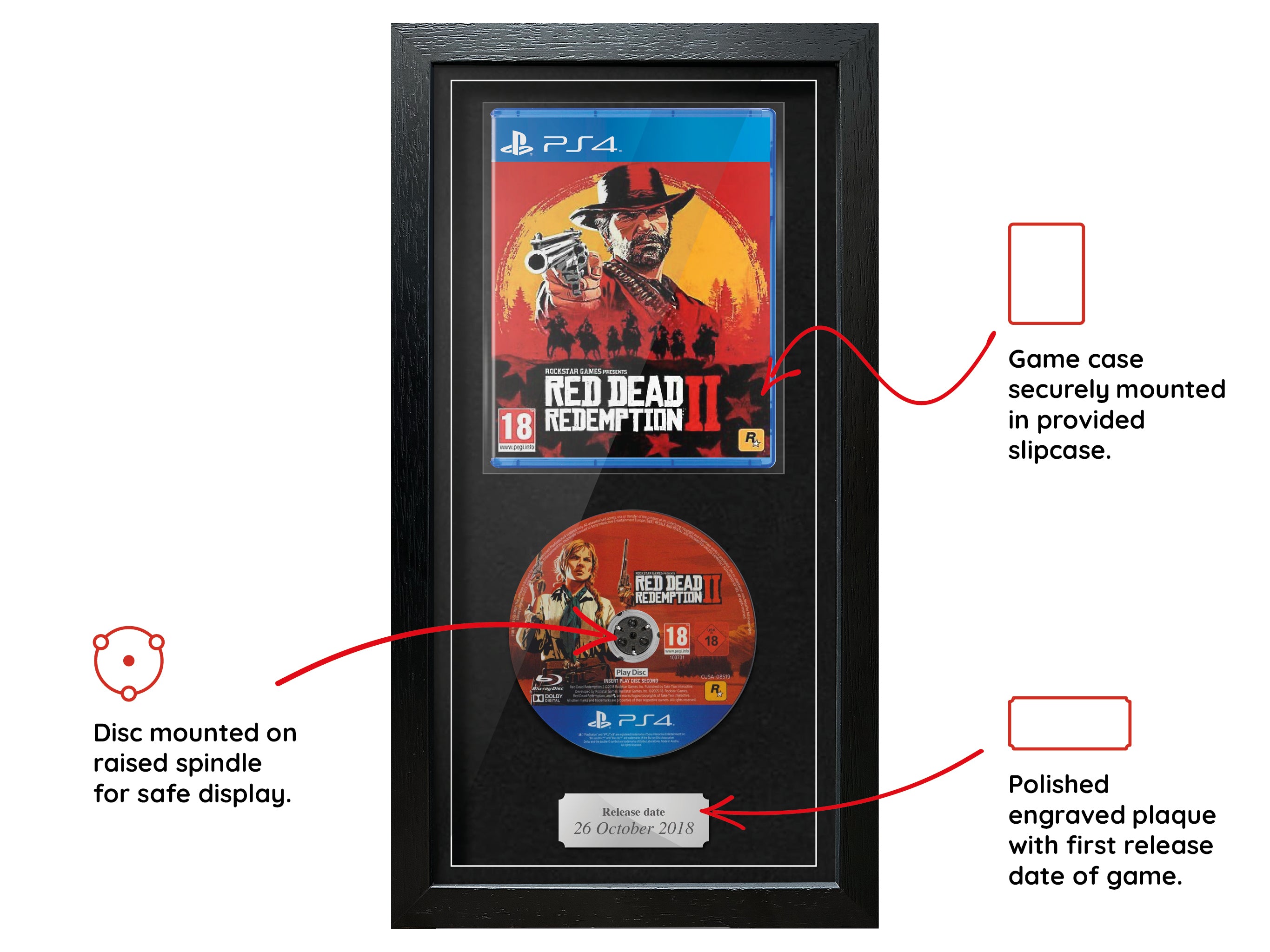 Red Dead Redemption II (PS4) Expo Pro Range Framed Game