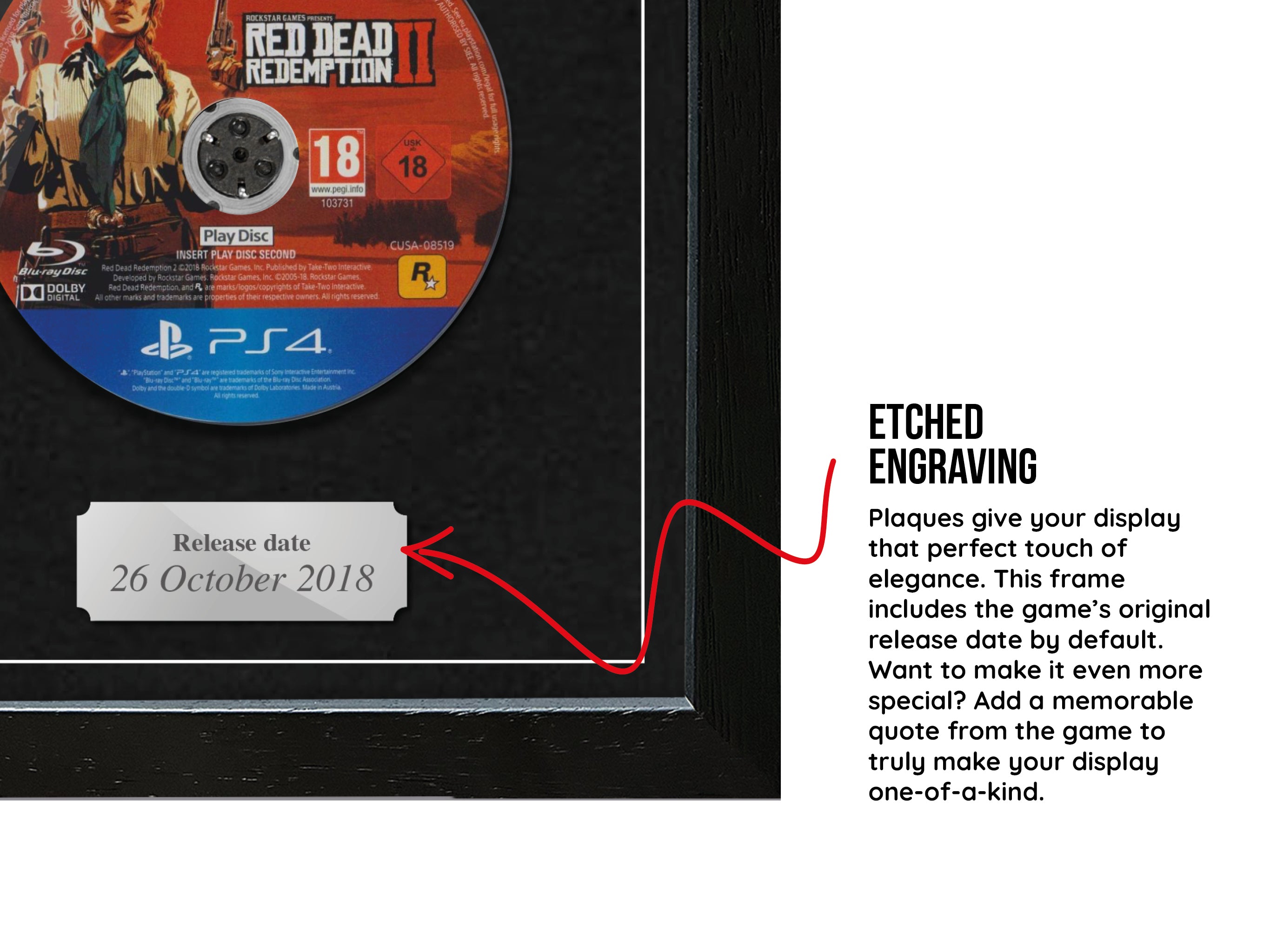 Red Dead Redemption II (PS4) Expo Pro Range Framed Game