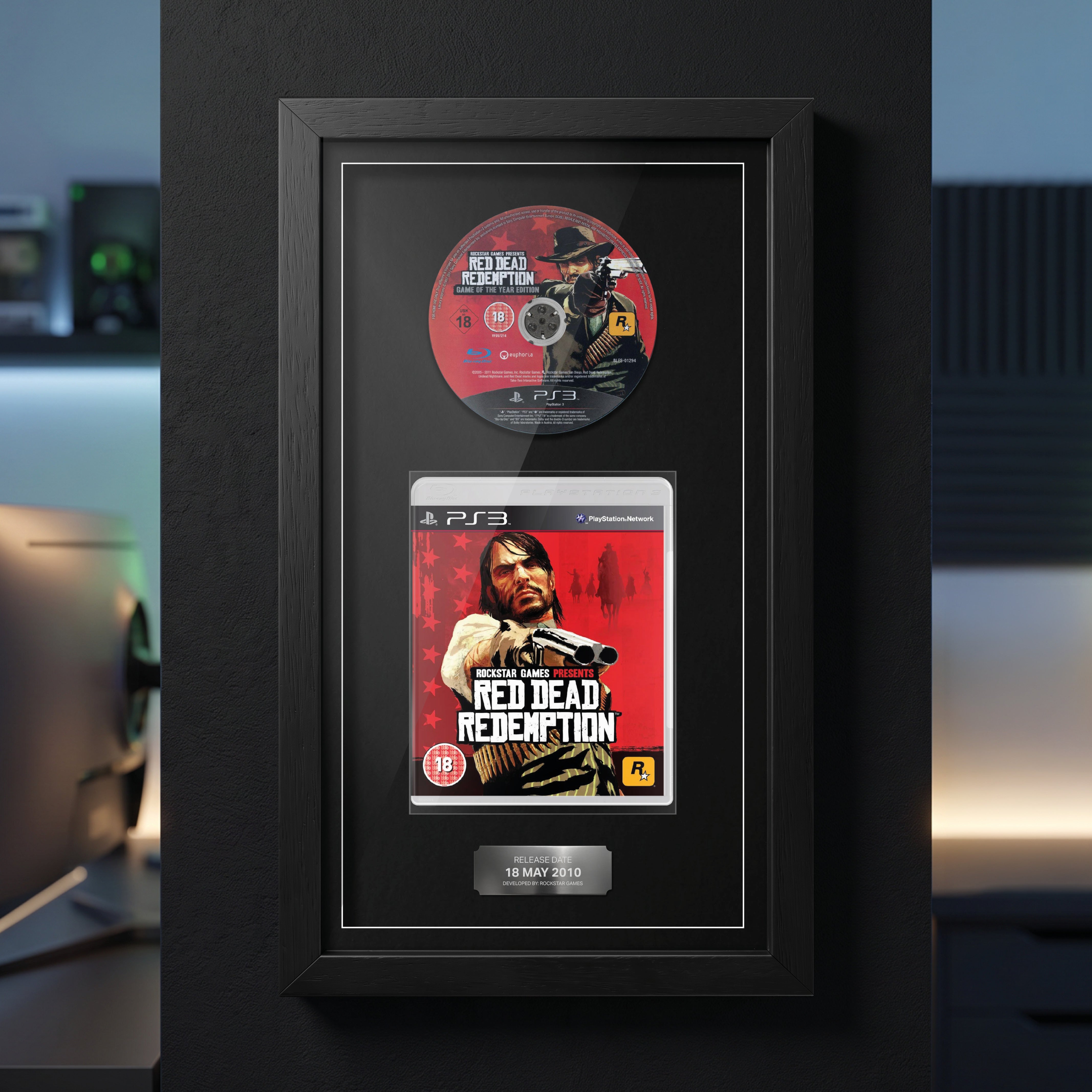 Red Dead Redemption (PS3) Exhibition Range Framed Game