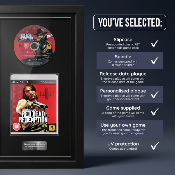 Red Dead Redemption (PS3) Exhibition Range Framed Game