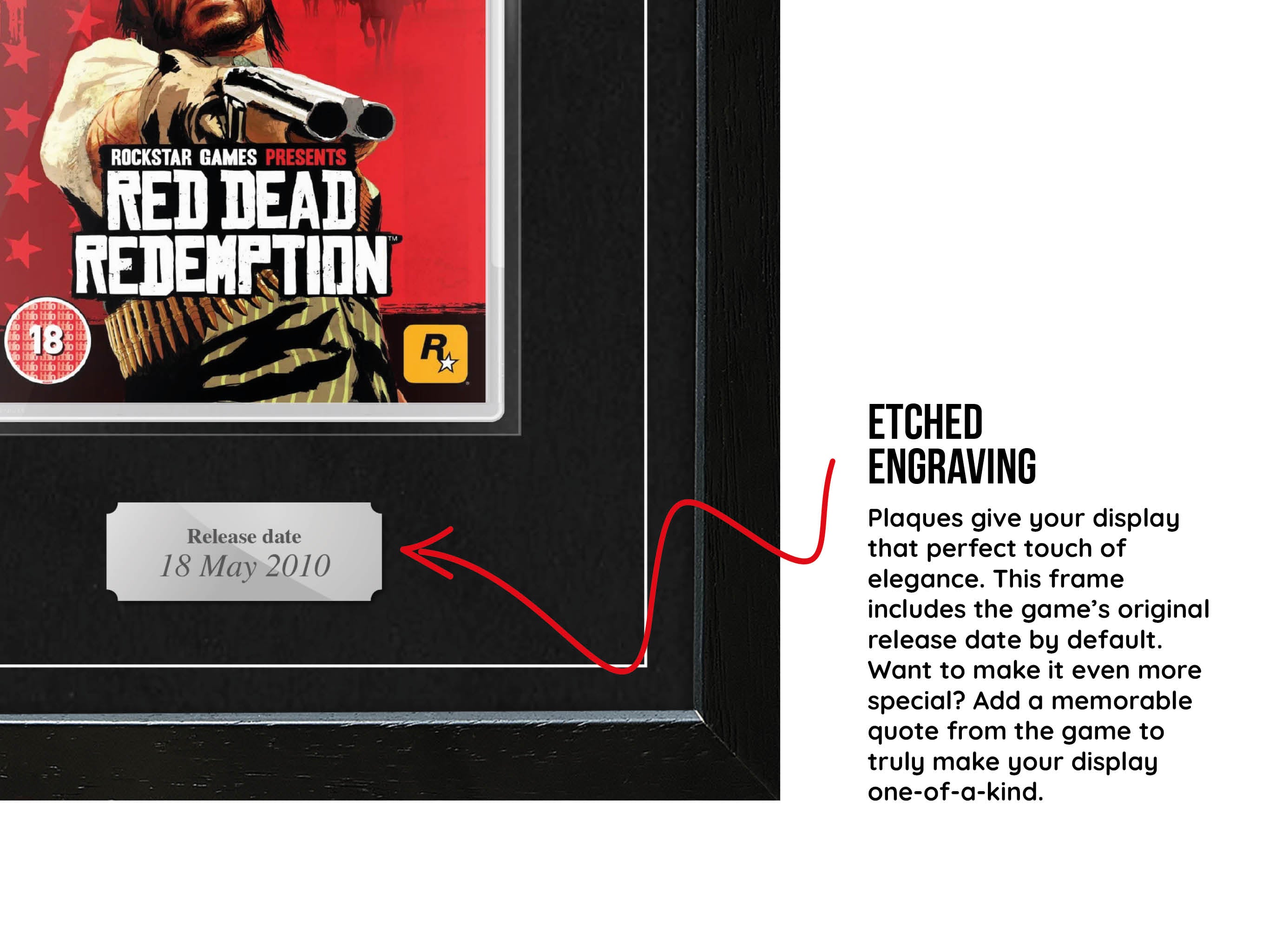 Red Dead Redemption (PS3) Exhibition Range Framed Game