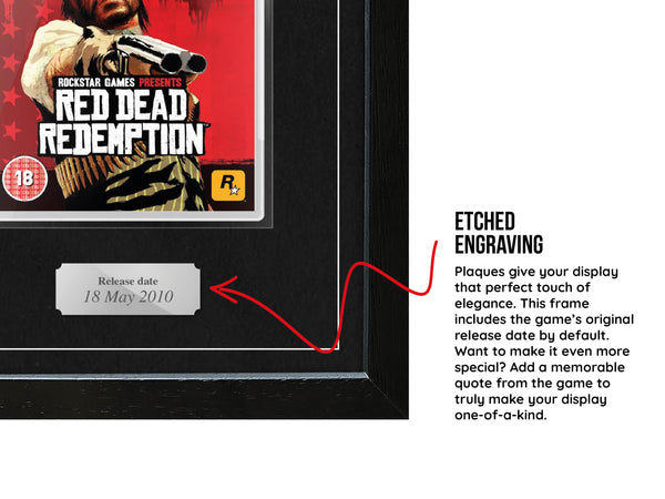 Red Dead Redemption (PS3) Exhibition Range Framed Game