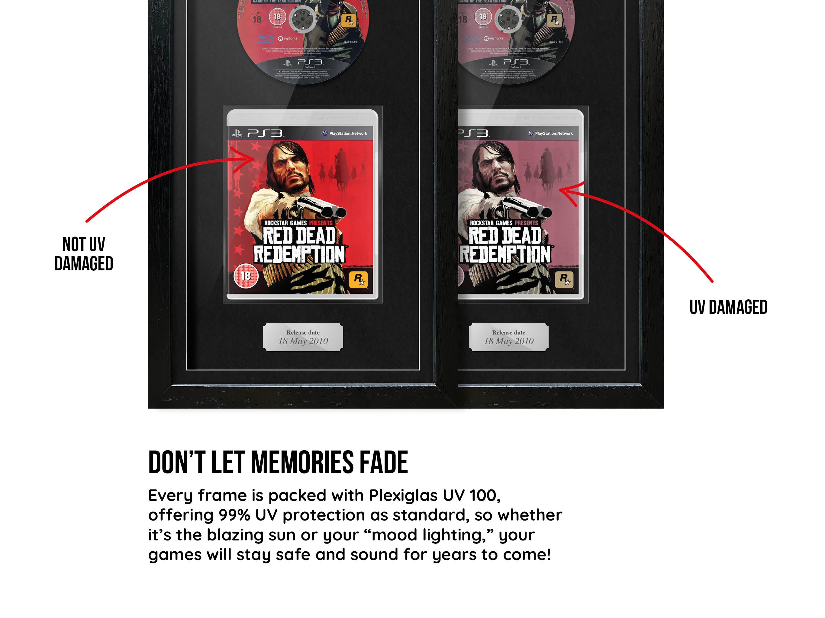 Red Dead Redemption (PS3) Exhibition Range Framed Game
