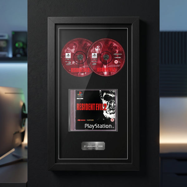 Resident Evil 2 (PS1) Exhibition Range Framed Game