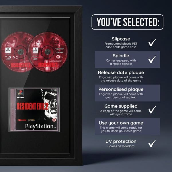 Resident Evil 2 (PS1) Exhibition Range Framed Game