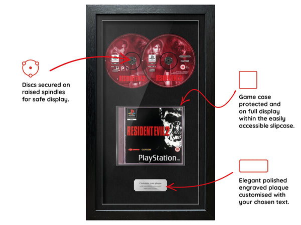 Resident Evil 2 (PS1) Exhibition Range Framed Game
