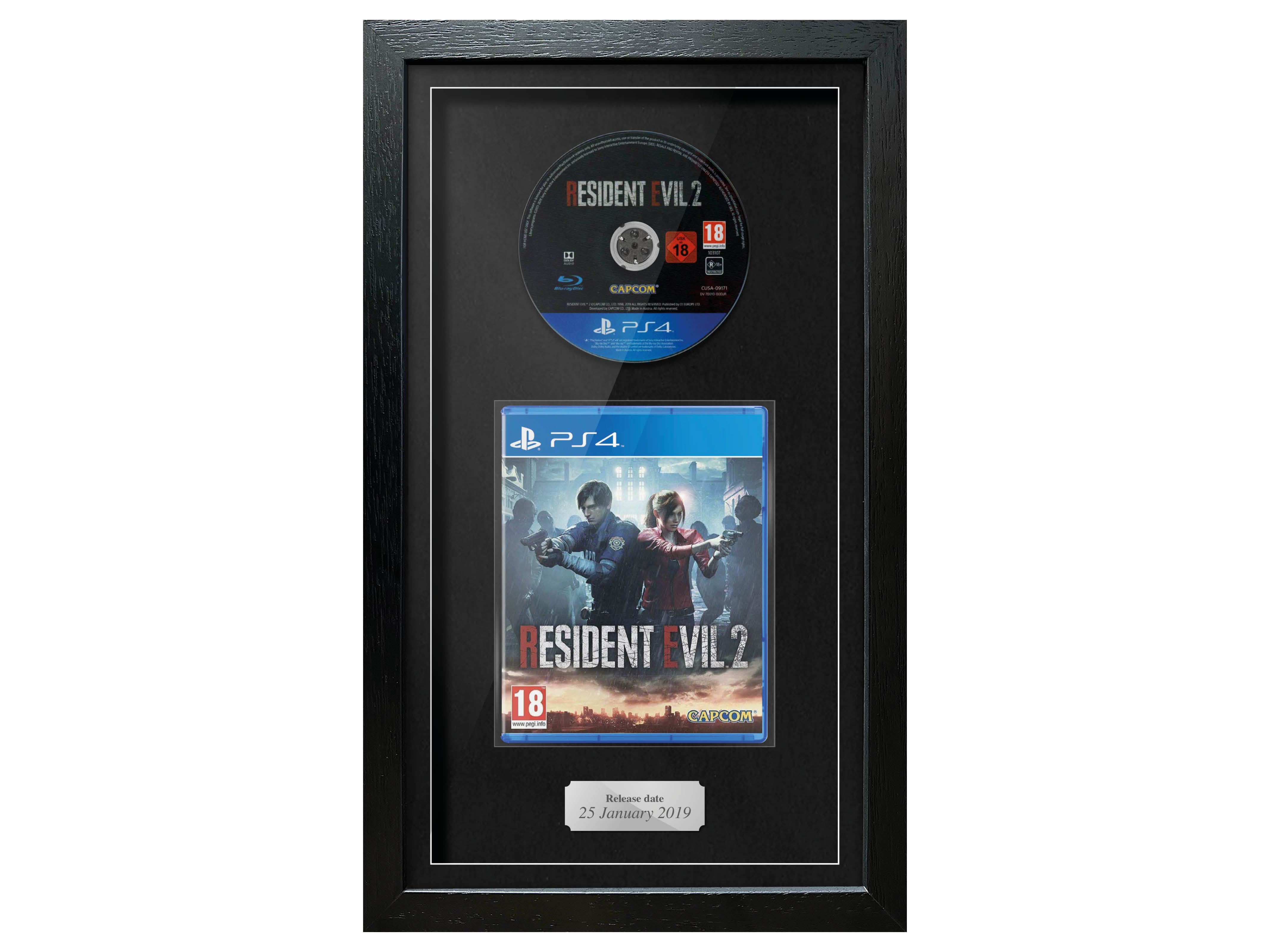 Resident Evil 2 (PS4) Exhibition Range Framed Game