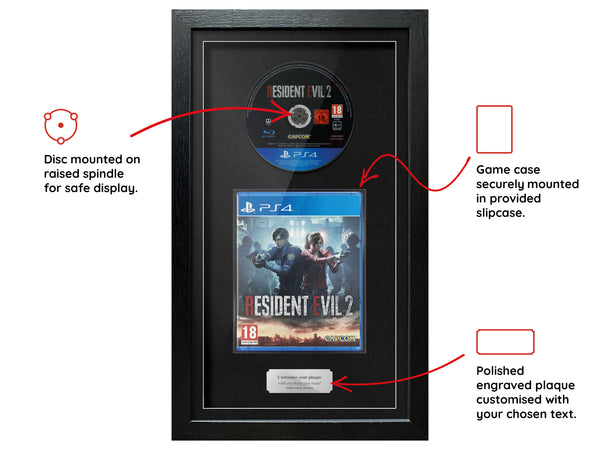 Resident Evil 2 (PS4) Exhibition Range Framed Game