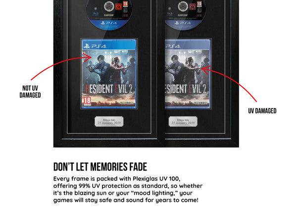 Resident Evil 2 (PS4) Exhibition Range Framed Game