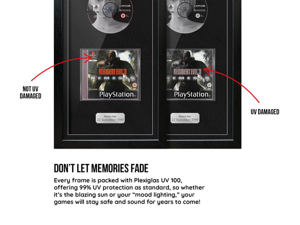 Resident Evil 3: Nemesis (PS1) Exhibition Range Framed Game