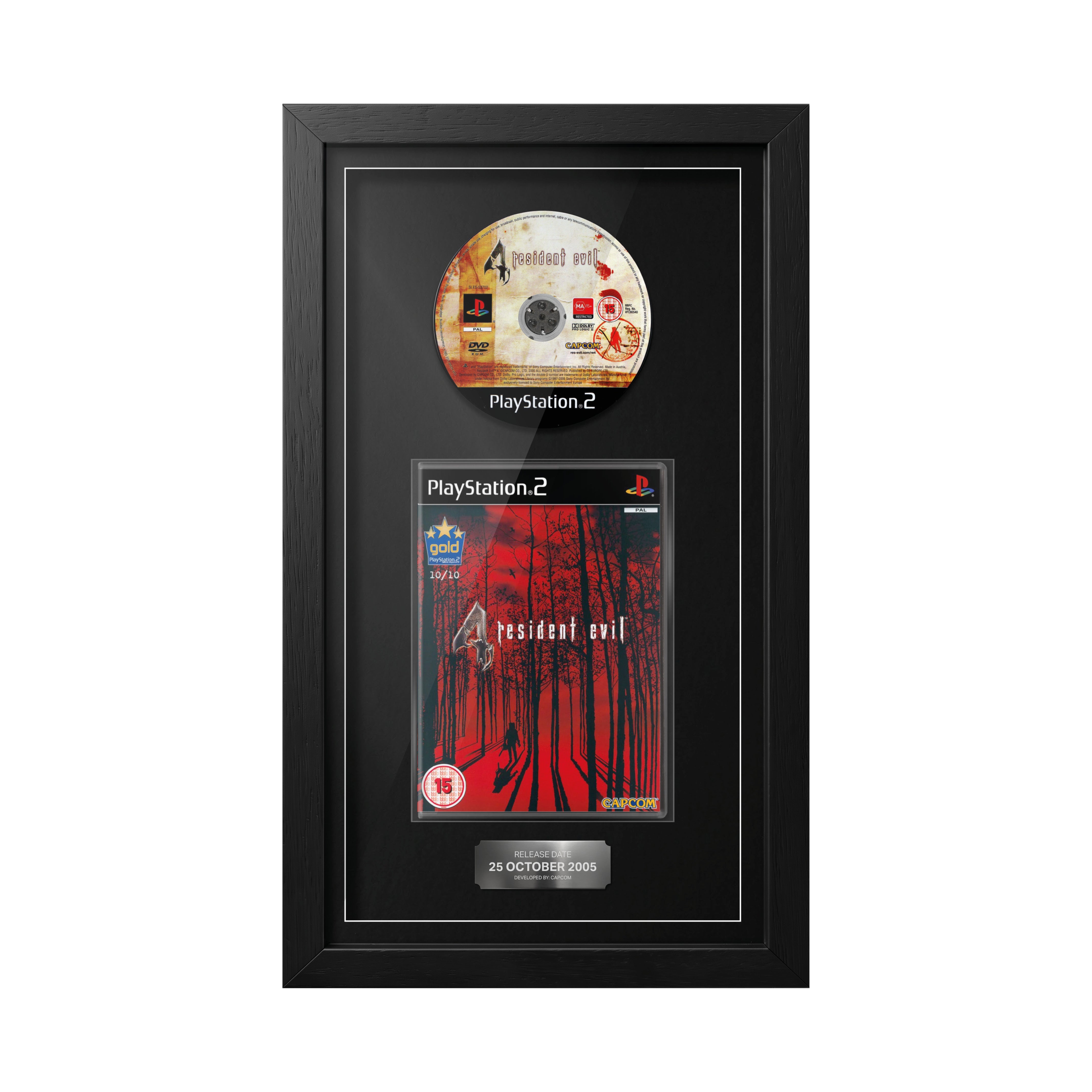 Resident Evil 4 (PS2) Exhibition Range Framed Game