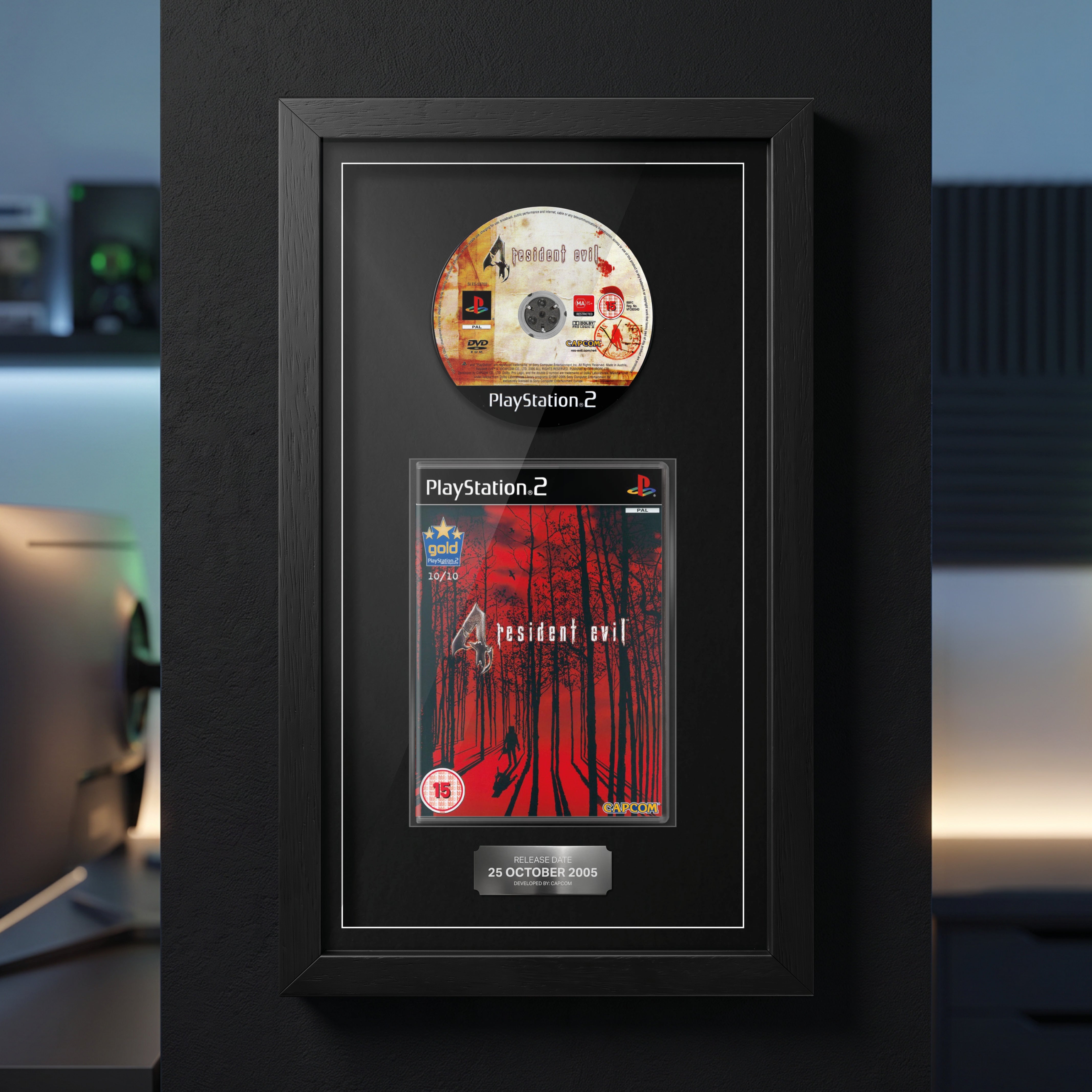 Resident Evil 4 (PS2) Exhibition Range Framed Game