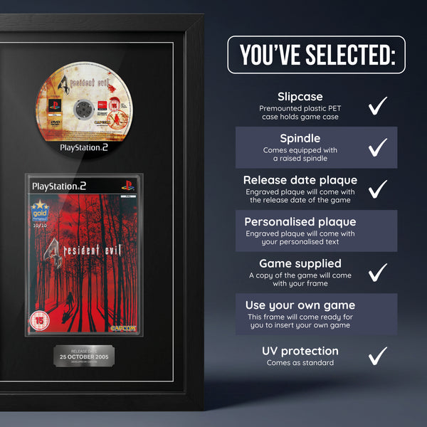 Resident Evil 4 (PS2) Exhibition Range Framed Game