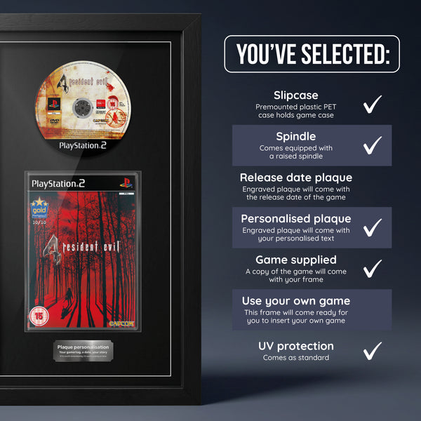 Resident Evil 4 (PS2) Exhibition Range Framed Game