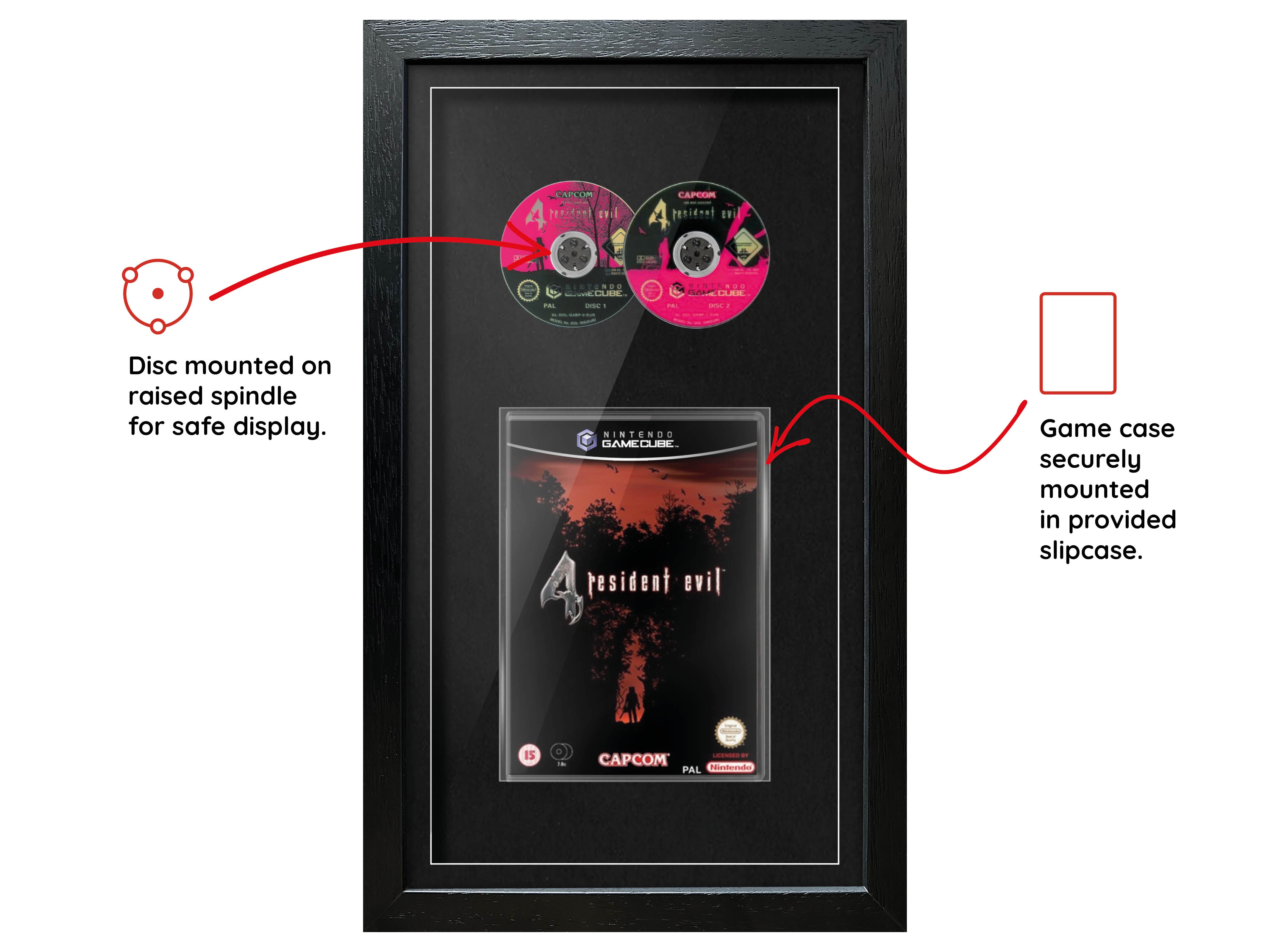 Resident Evil 4 (GameCube) Exhibition Range Framed Game - Frame-A-Game