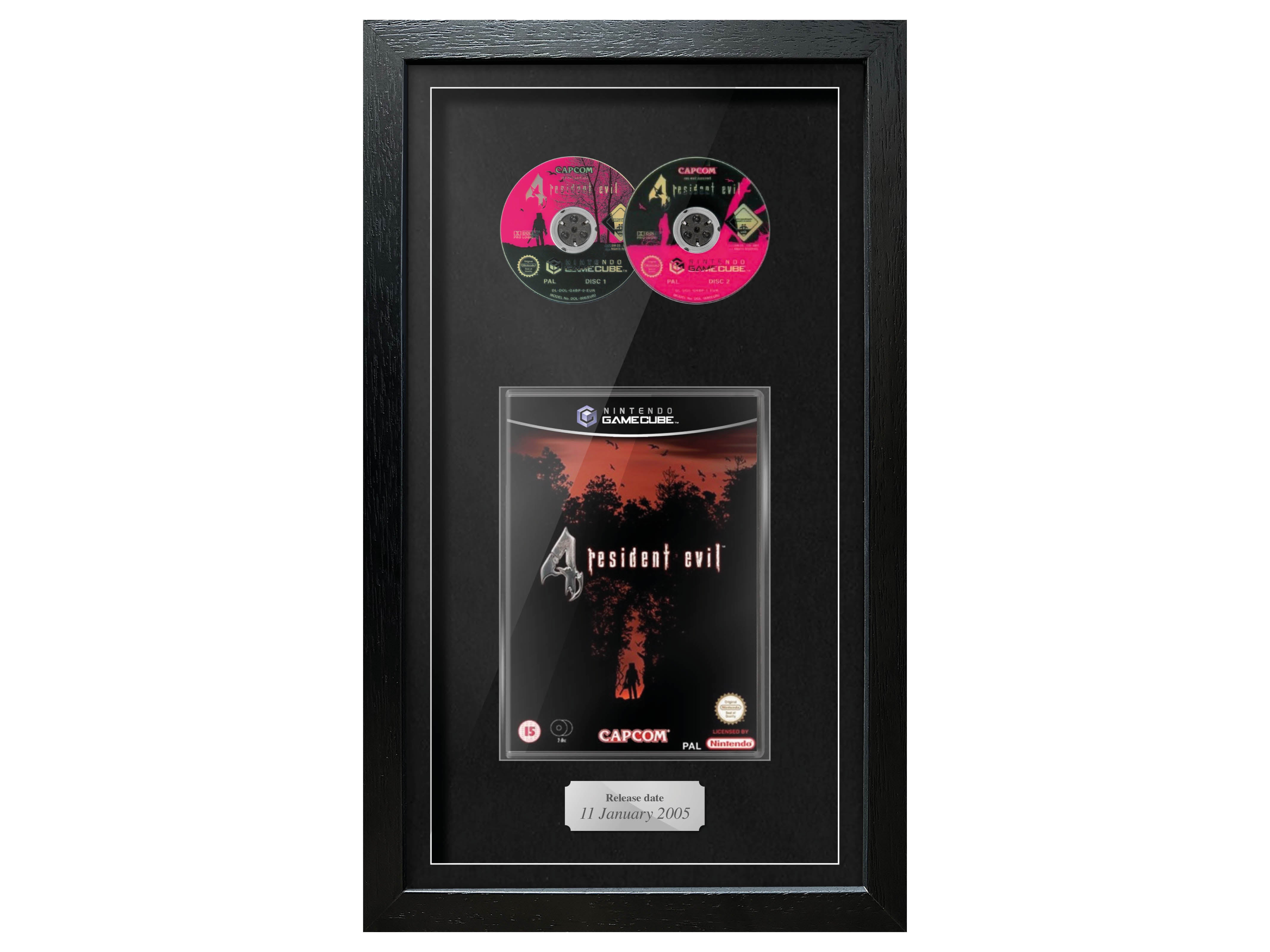 Resident Evil 4 (GameCube) Exhibition Range Framed Game - Frame-A-Game