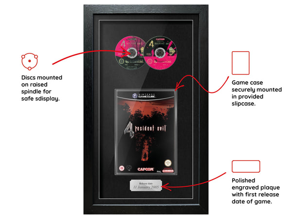 Resident Evil 4 (GameCube) Exhibition Range Framed Game