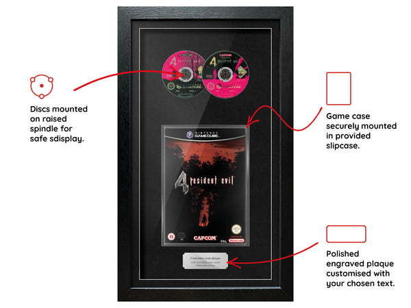 Resident Evil 4 (GameCube) Exhibition Range Framed Game - Frame-A-Game