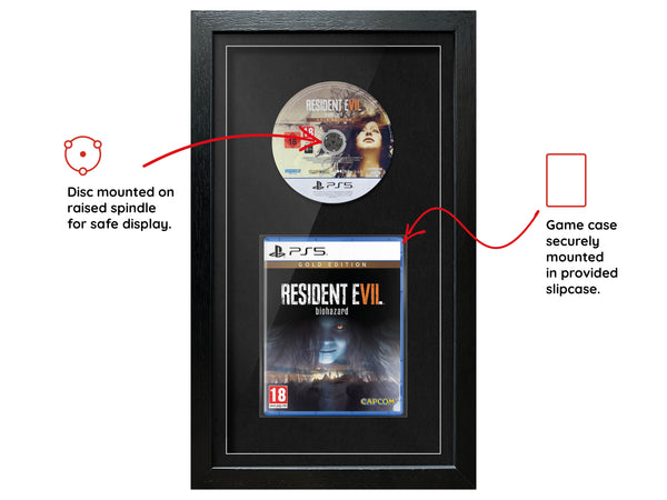 Resident Evil 7: Biohazard Gold Edition (PS5) Exhibition Range Framed Game - Frame-A-Game