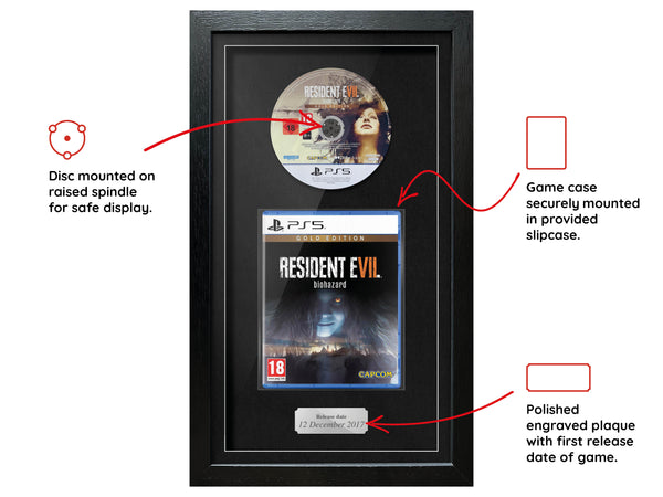 Resident Evil 7: Biohazard Gold Edition (PS5) Exhibition Range Framed Game