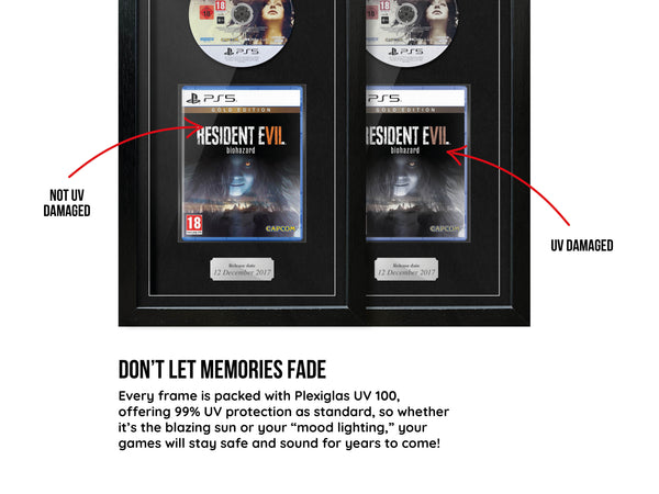 Resident Evil 7: Biohazard Gold Edition (PS5) Exhibition Range Framed Game - Frame-A-Game