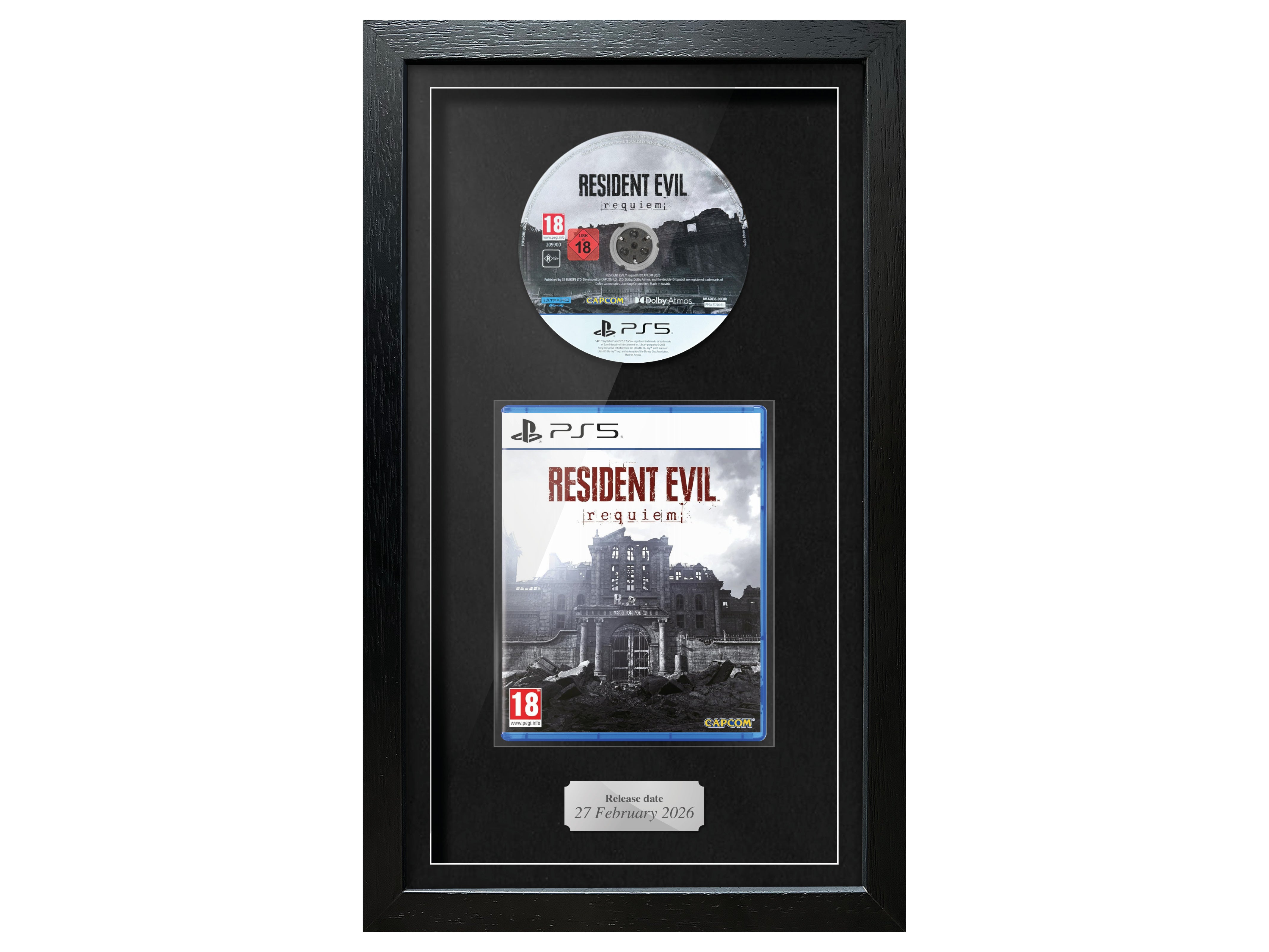 Resident Evil Requiem (PS5) Exhibition Range Framed Game