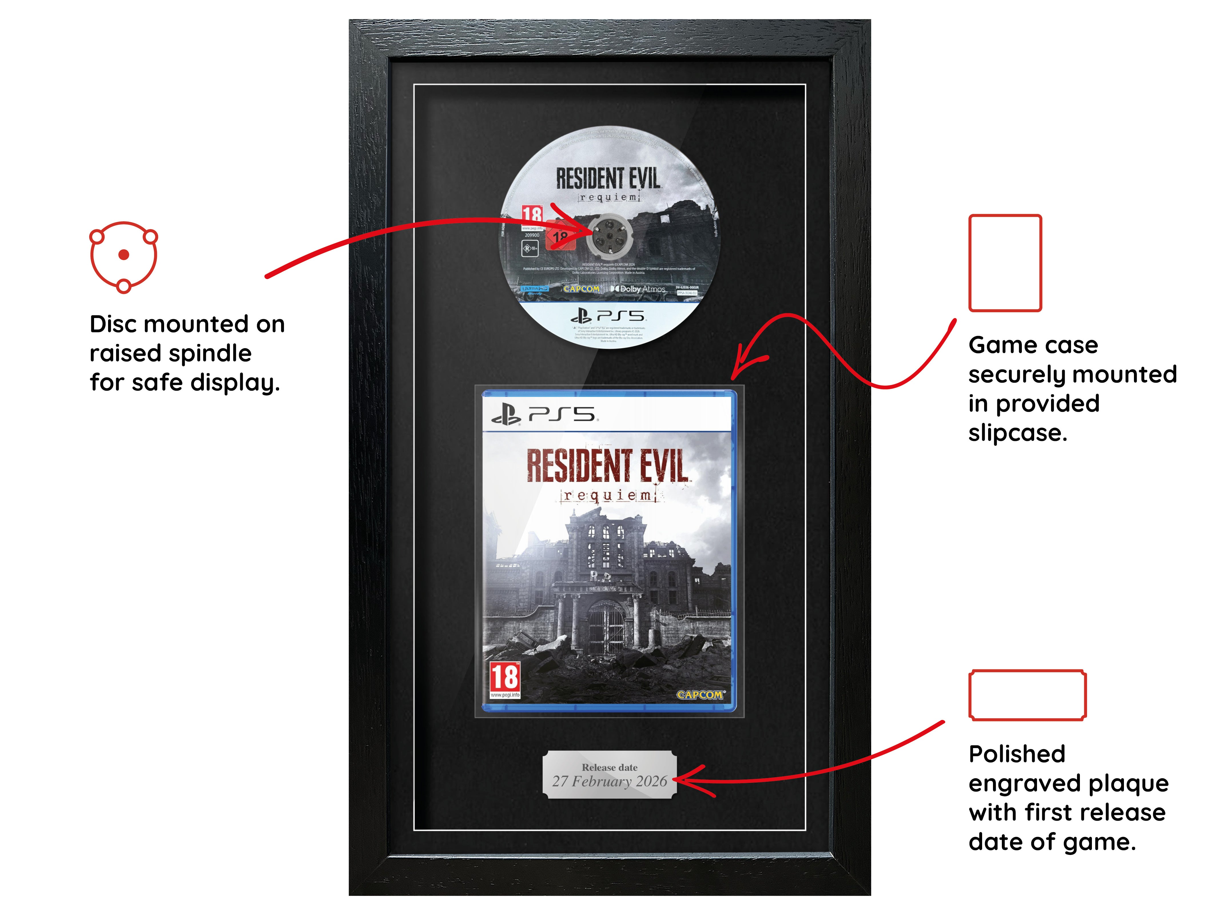 Resident Evil Requiem (PS5) Exhibition Range Framed Game