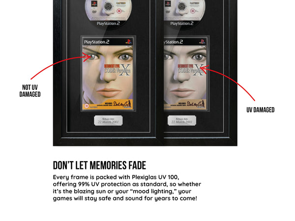 Resident Evil Code: Veronica X (PS2) Exhibition Range Framed Game