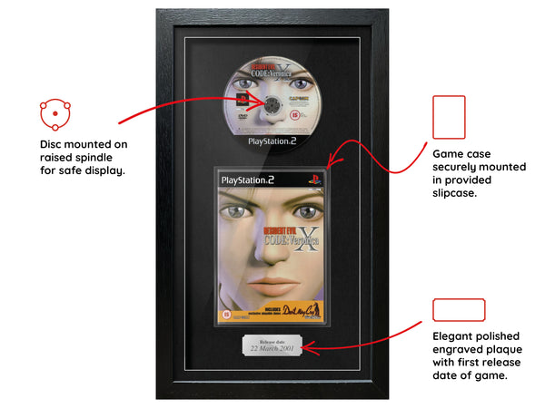 Resident Evil Code: Veronica X (PS2) Exhibition Range Framed Game