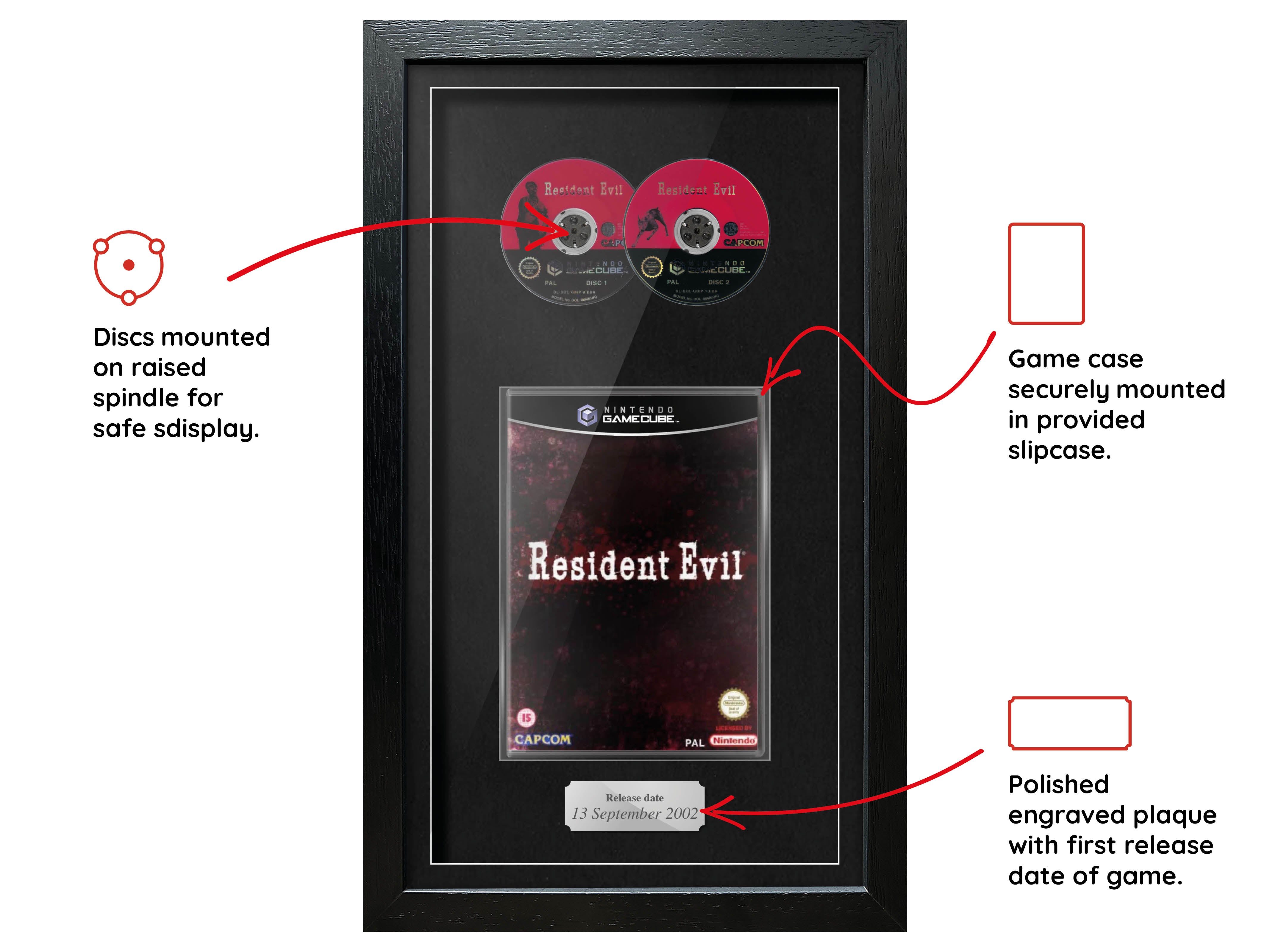 Resident Evil (GameCube) Exhibition Range Framed Game - Frame-A-Game