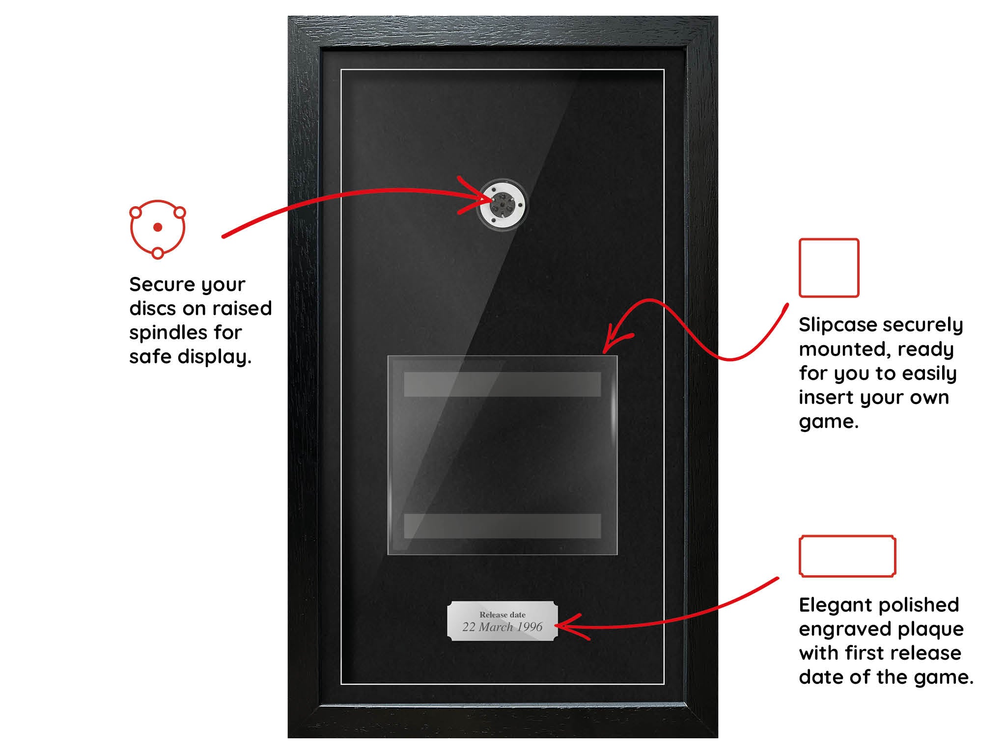 Resident Evil 1 (PS1) Exhibition Range Framed Game