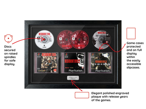 The Resident Evil Trilogy (PS1) Exhibition Range Framed Games