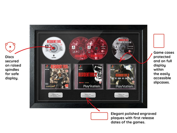 The Resident Evil Trilogy (PS1) Exhibition Range Framed Games