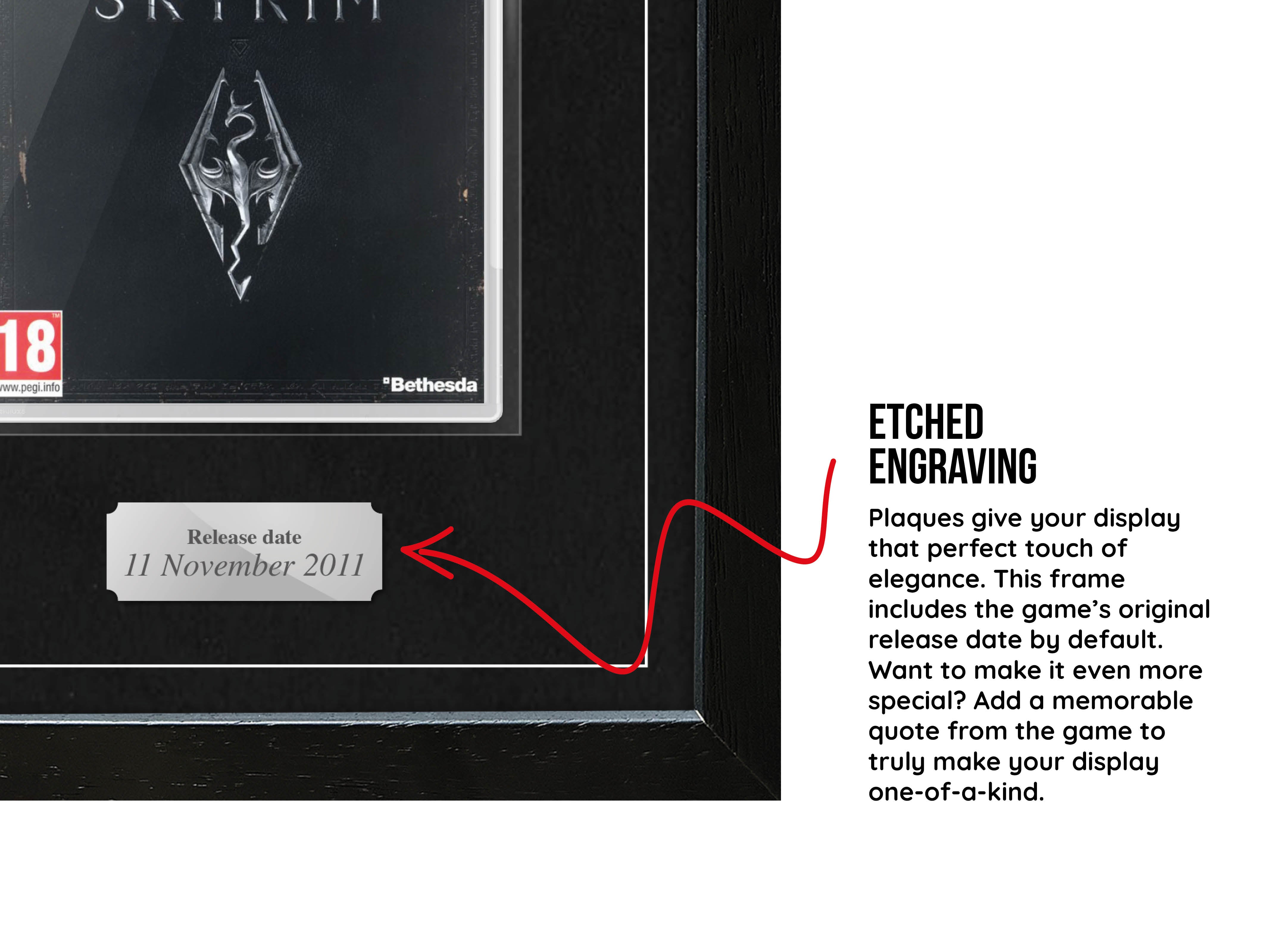 The Elder Scrolls V: Skyrim (PS3) Exhibition Range Framed Game