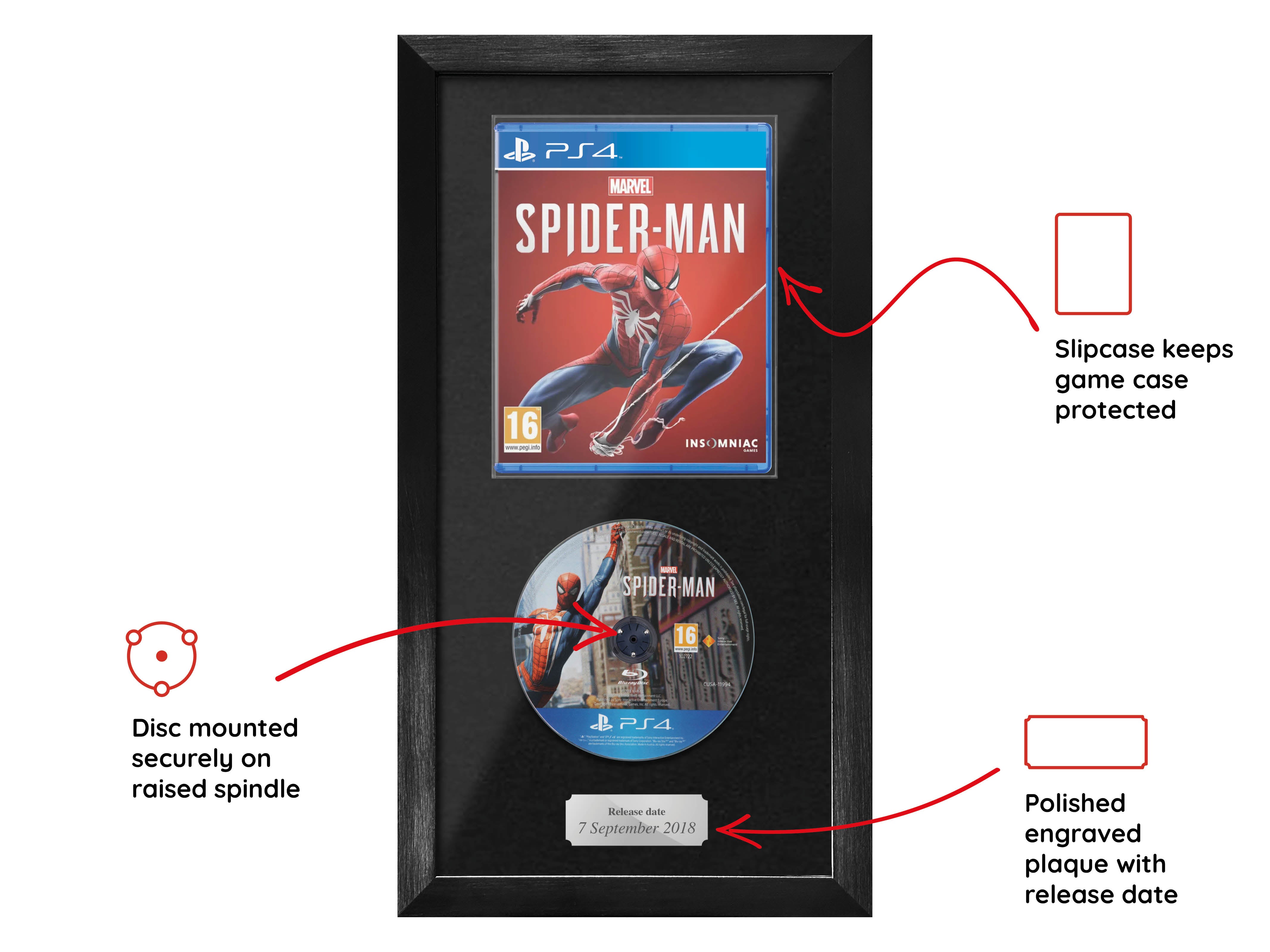 Marvel's Spider-Man (PS4) Expo Range Framed Game