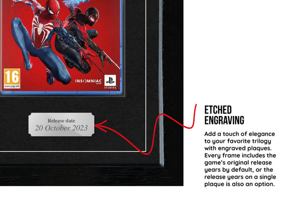The Marvel Spider-Man Trilogy (PS4/PS5) Exhibition Range Framed Games