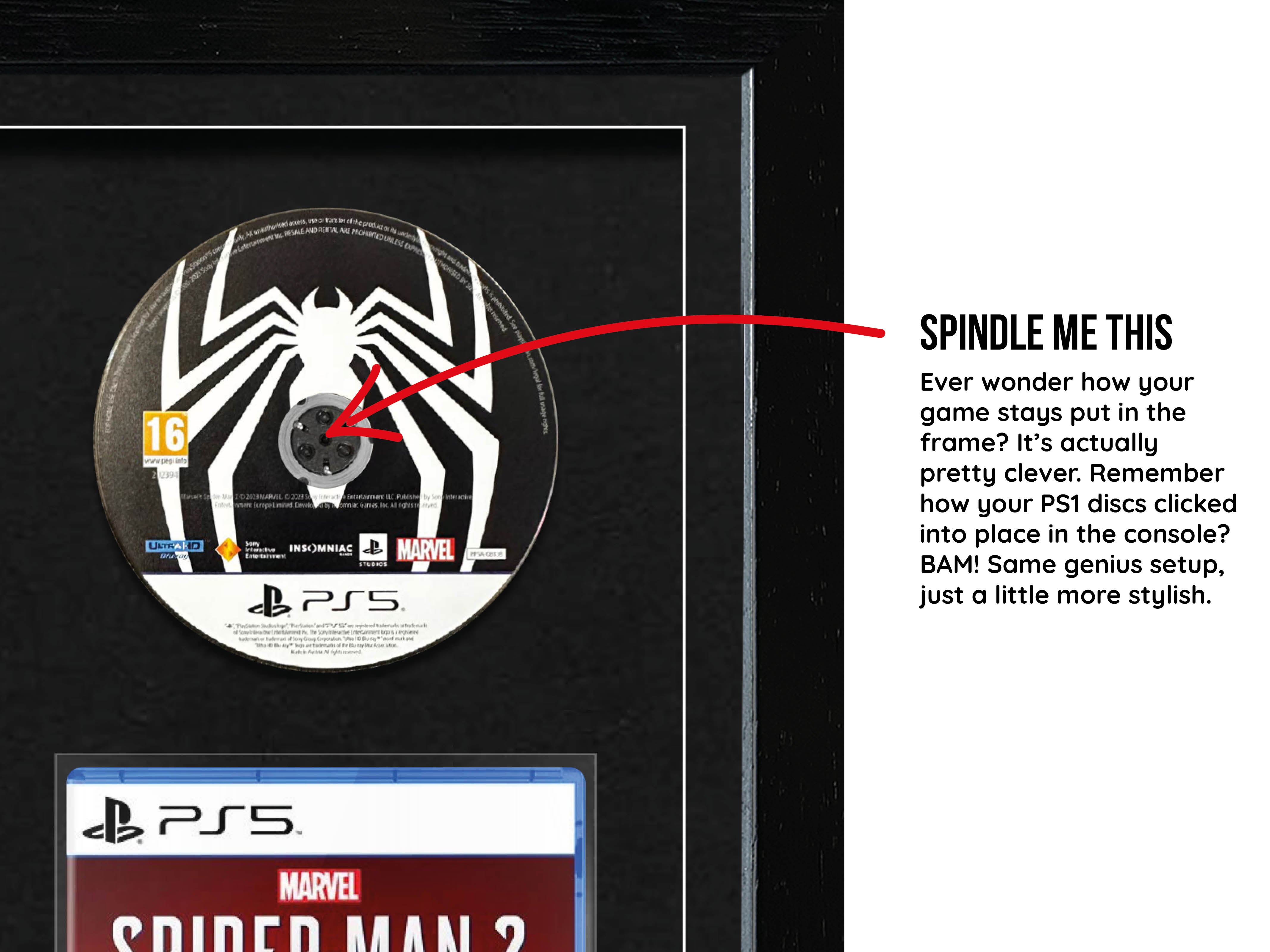 The Marvel Spider-Man Trilogy (PS4/PS5) Exhibition Range Framed Games