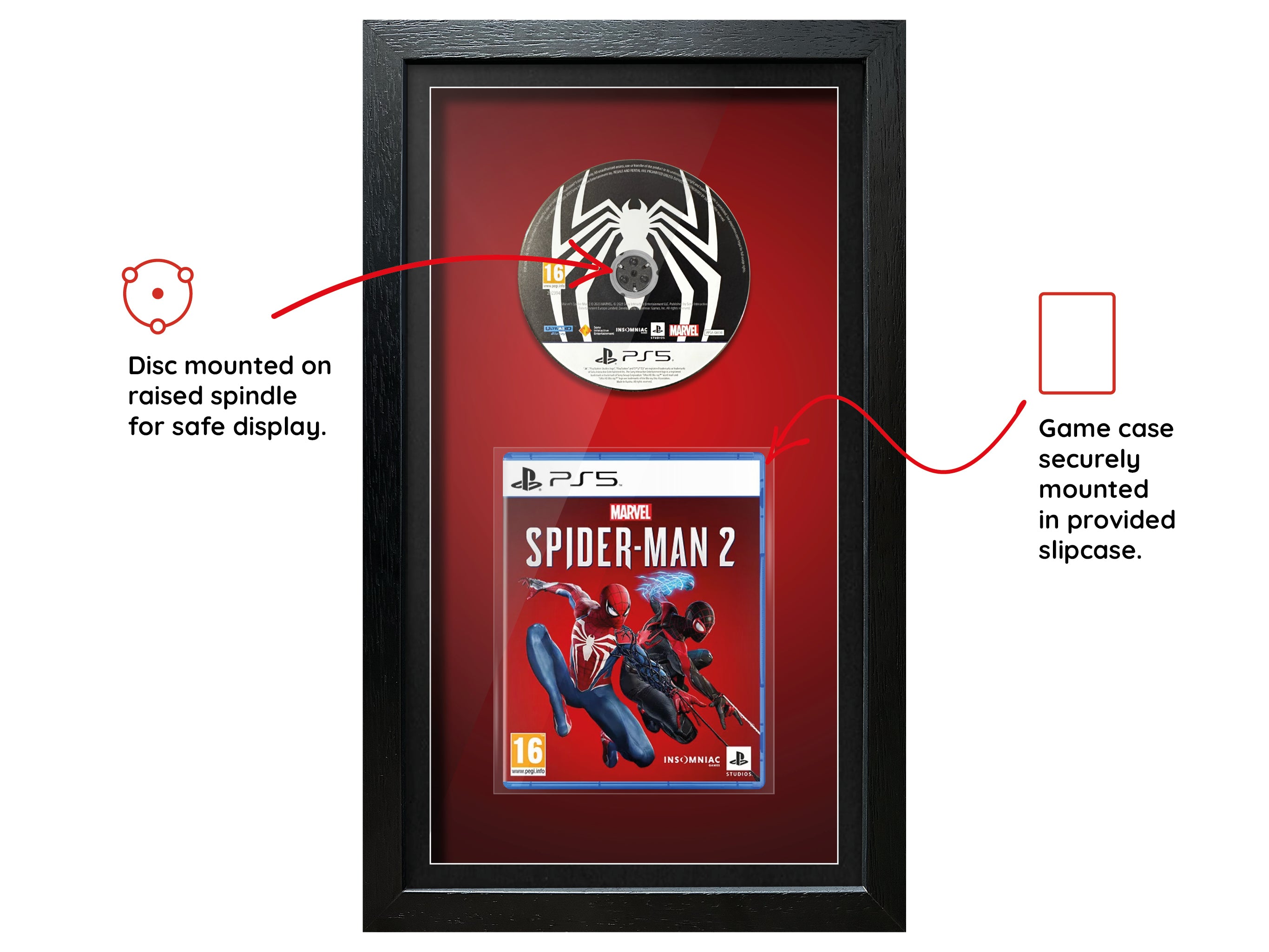 Marvel's Spider-Man 2 (PS5) Inspired By Exhibition Range Framed Game