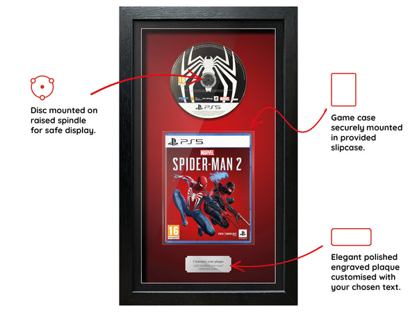 Marvel's Spider-Man 2 (PS5) Inspired By Exhibition Range Framed Game
