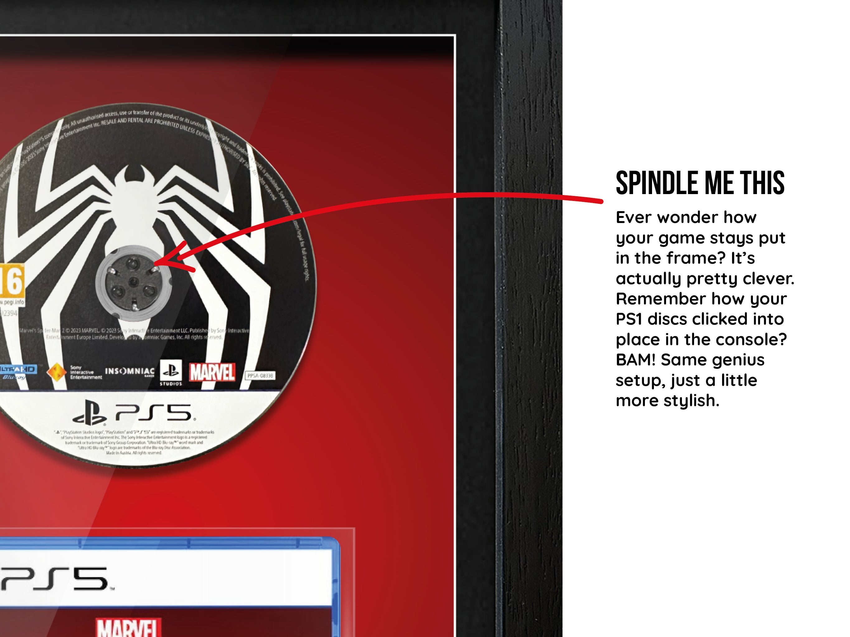 Marvel's Spider-Man 2 (PS5) Inspired By Exhibition Range Framed Game