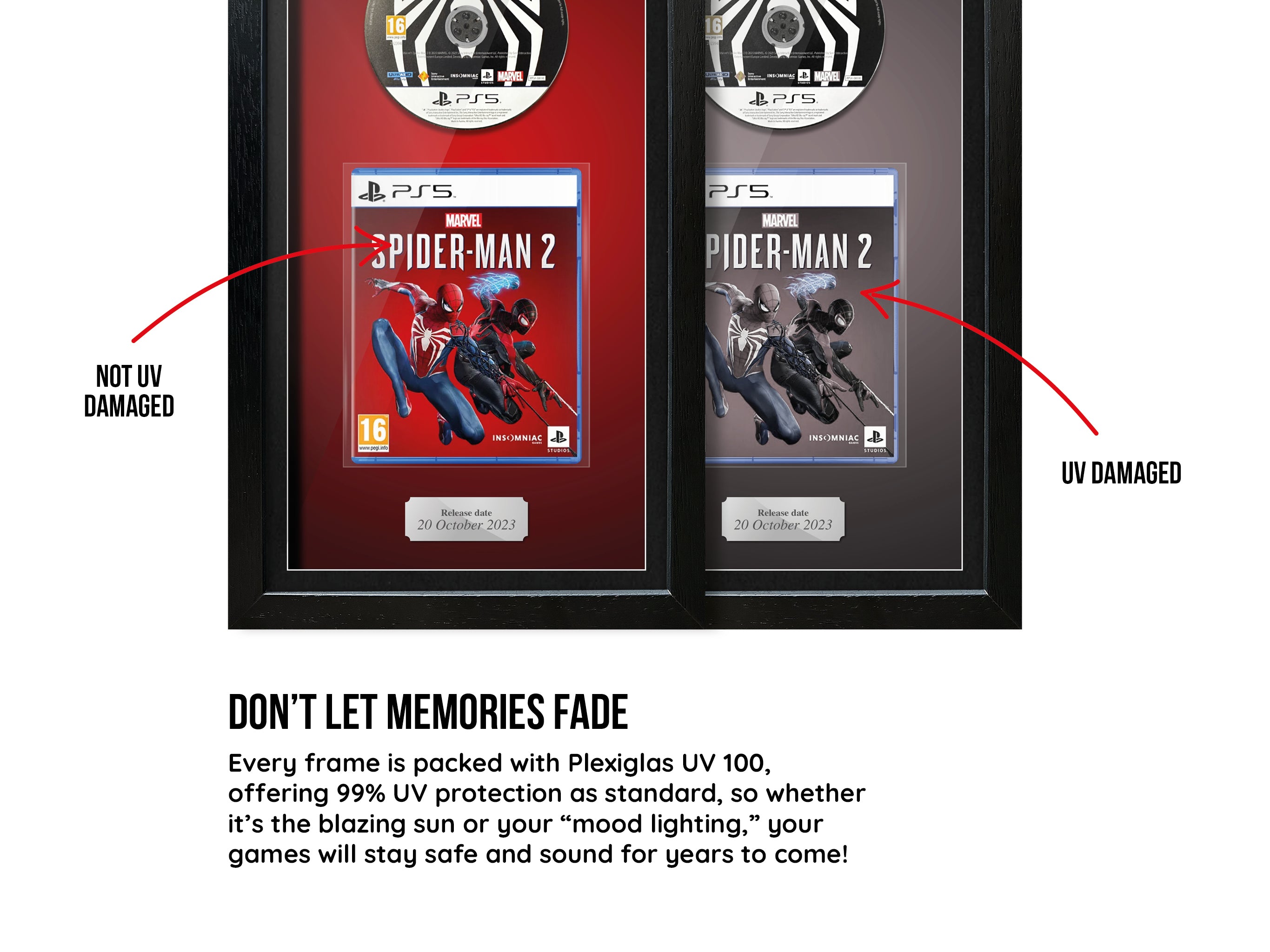 Marvel's Spider-Man 2 (PS5) Inspired By Exhibition Range Framed Game