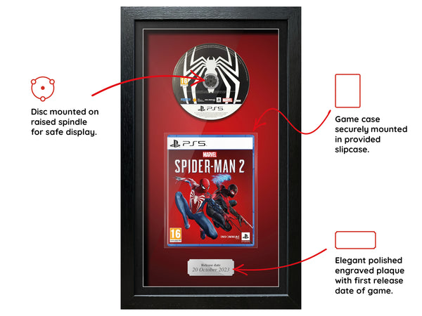 Marvel's Spider-Man 2 (PS5) Inspired By Exhibition Range Framed Game