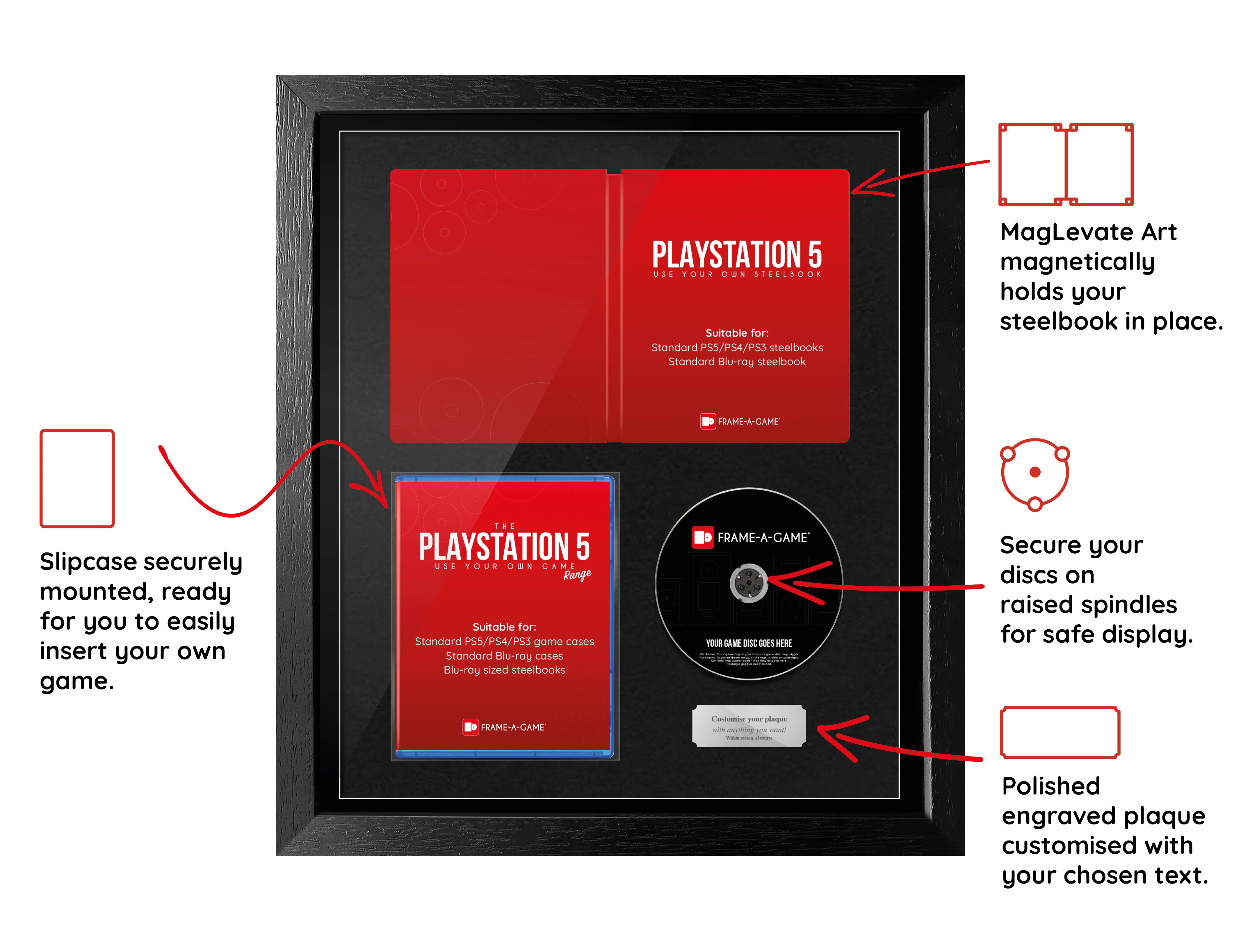 Use Your Own Steelbook & Game Duo (PlayStation) Exhibition Range Frame