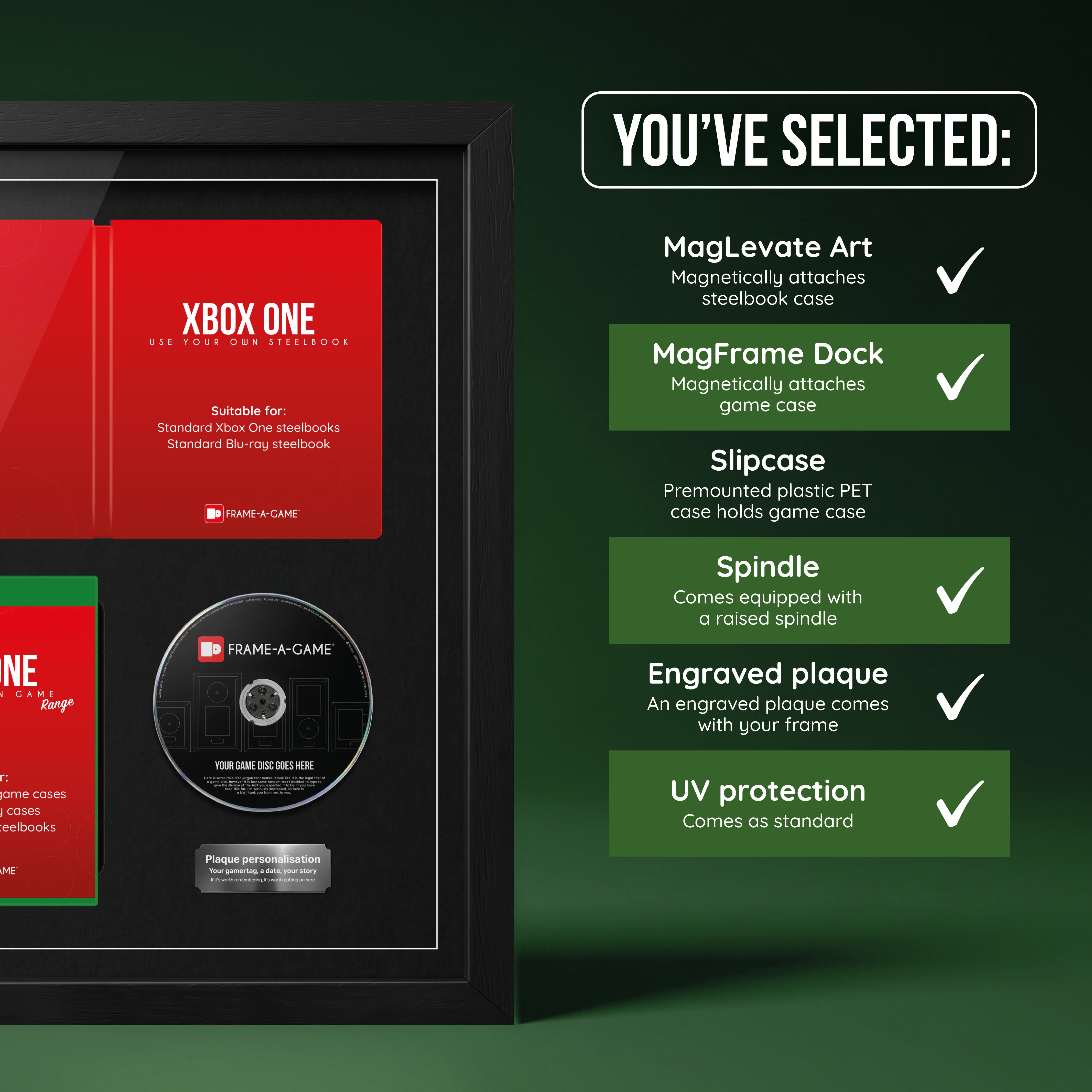 Open Steelbook & Game Display Frame