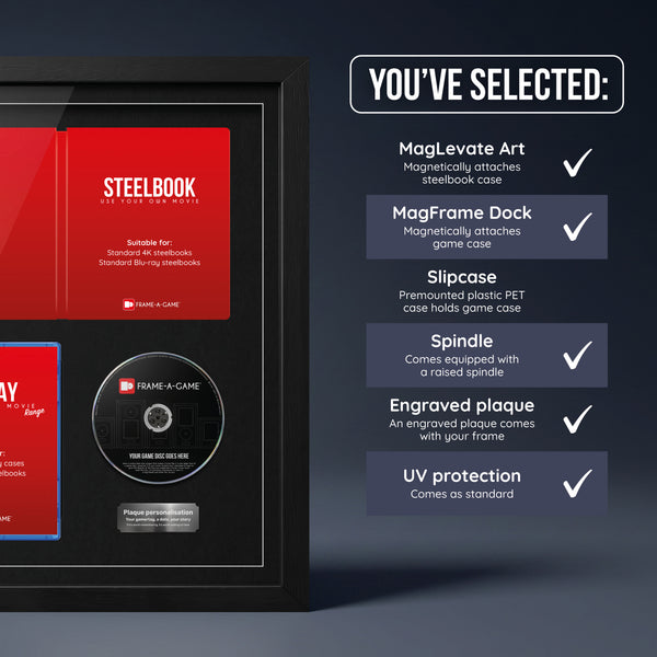 Open Steelbook & Game Display Frame