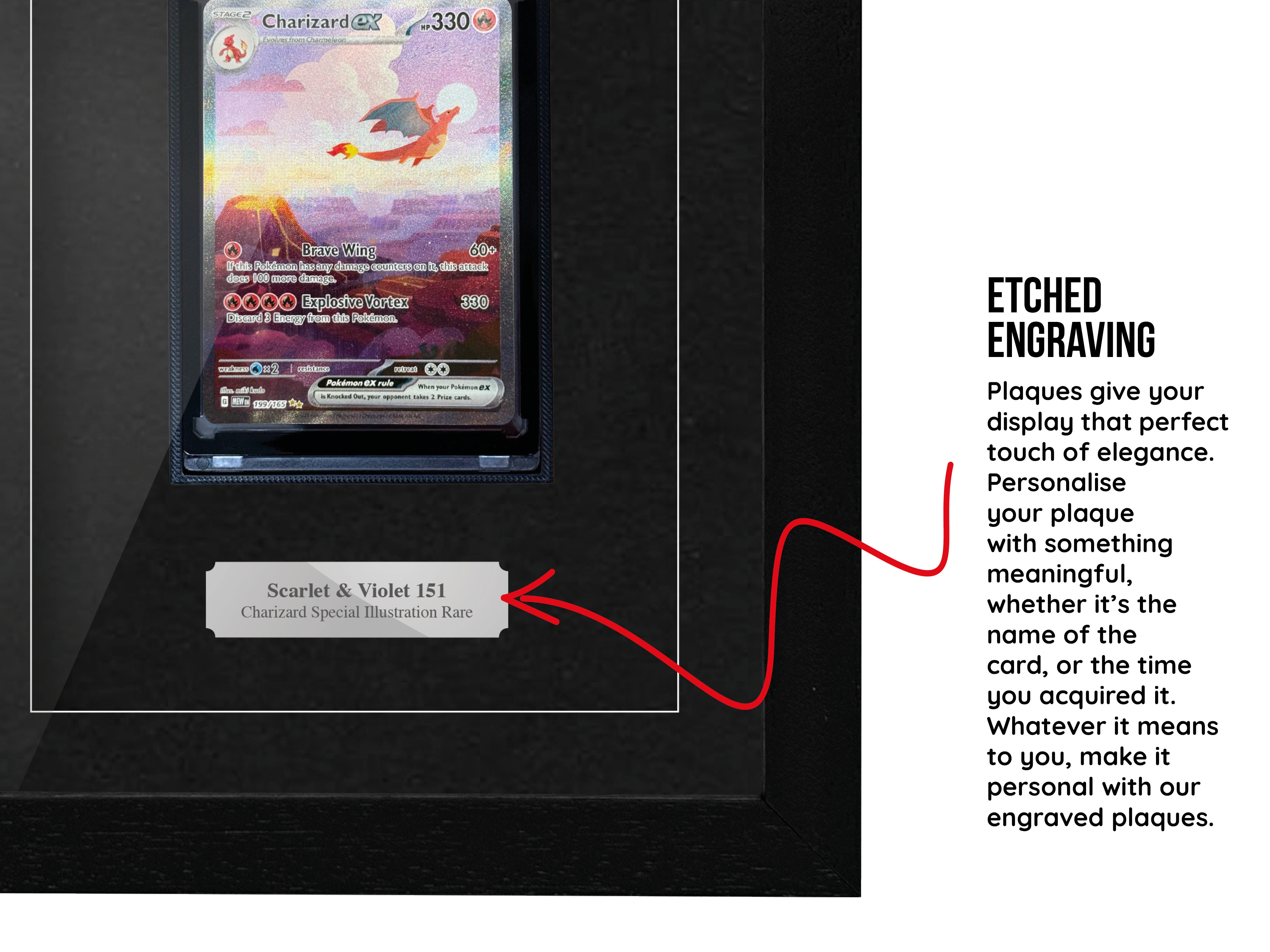 Raw Card Trading Card Frame