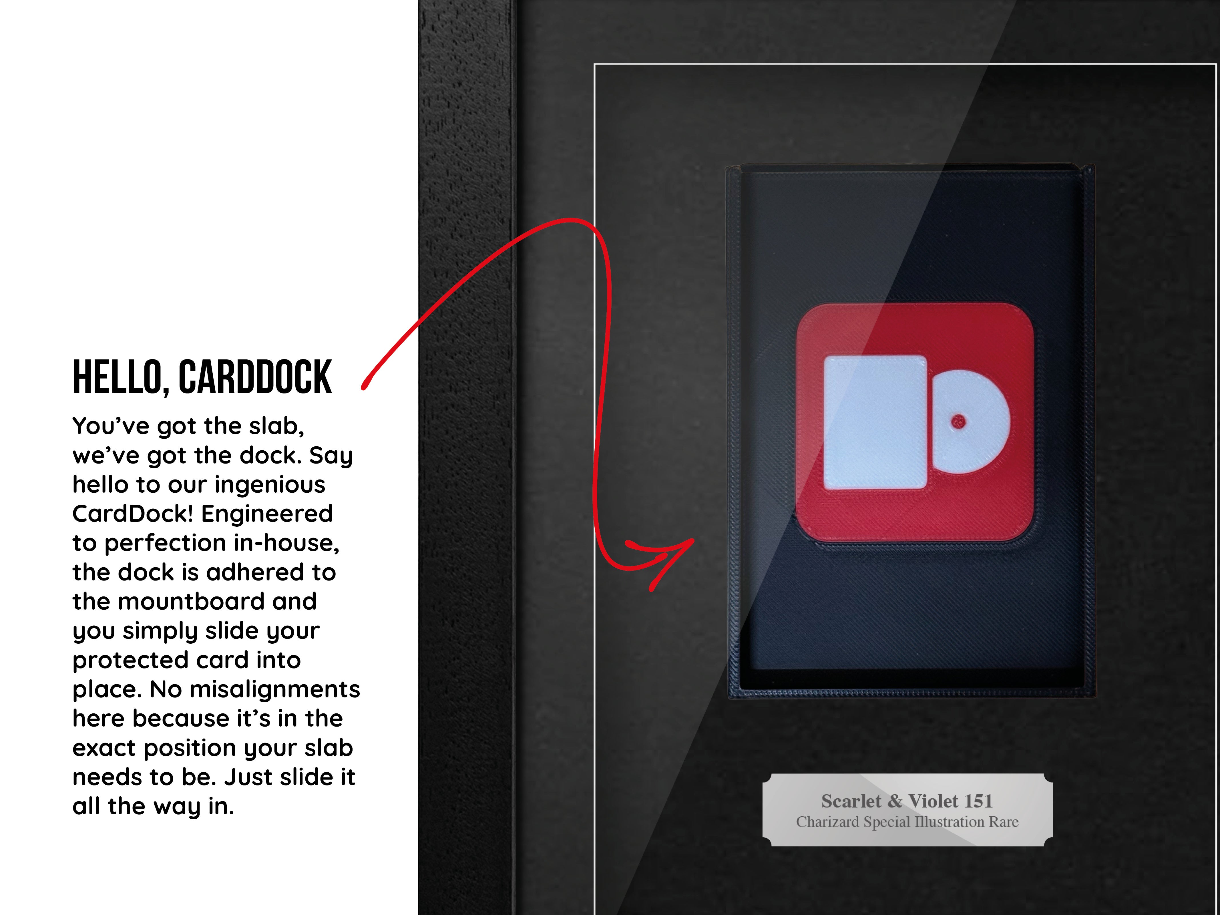 Raw Card Trading Card Frame