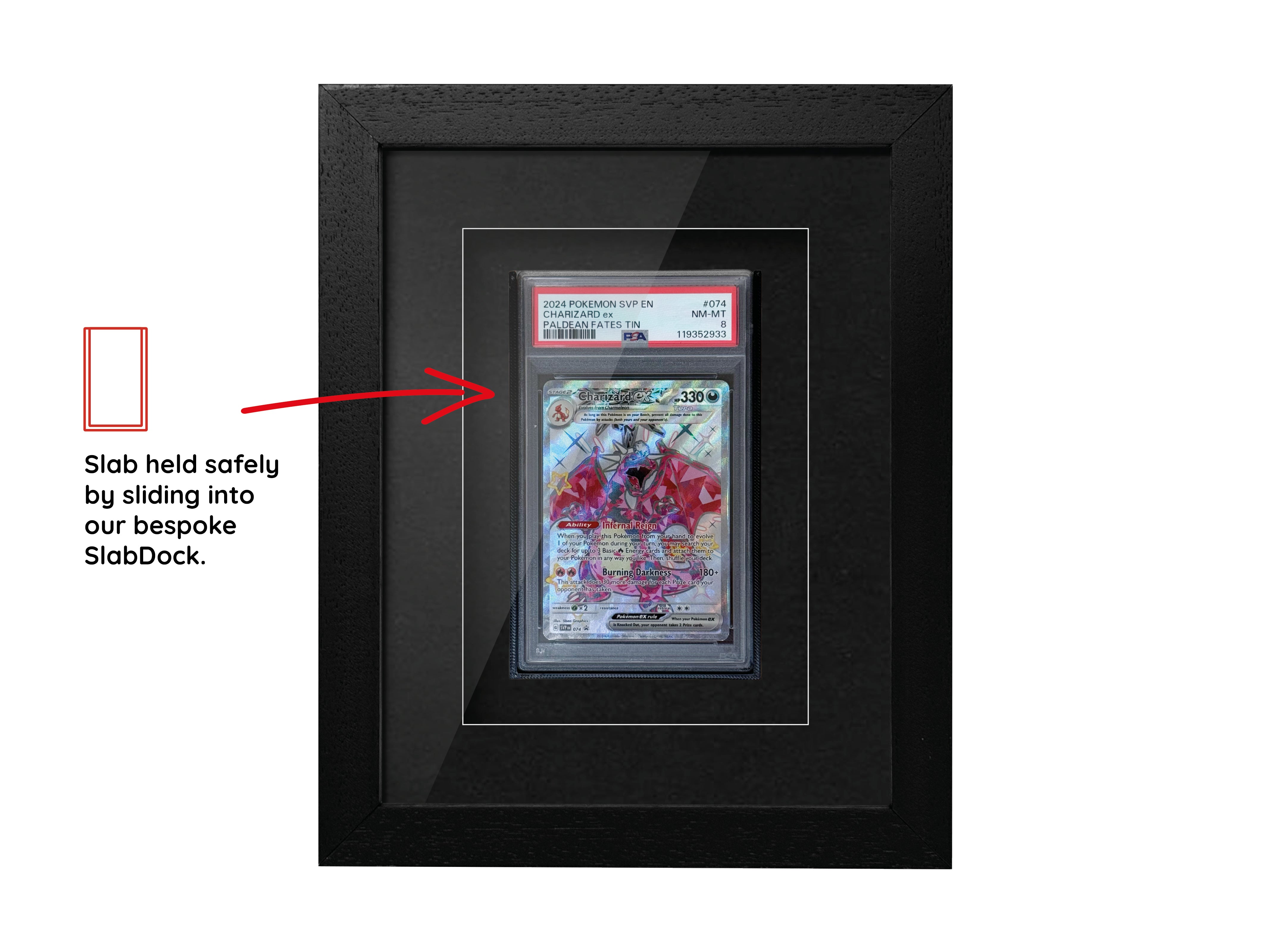 PSA-Graded Trading Card Frame