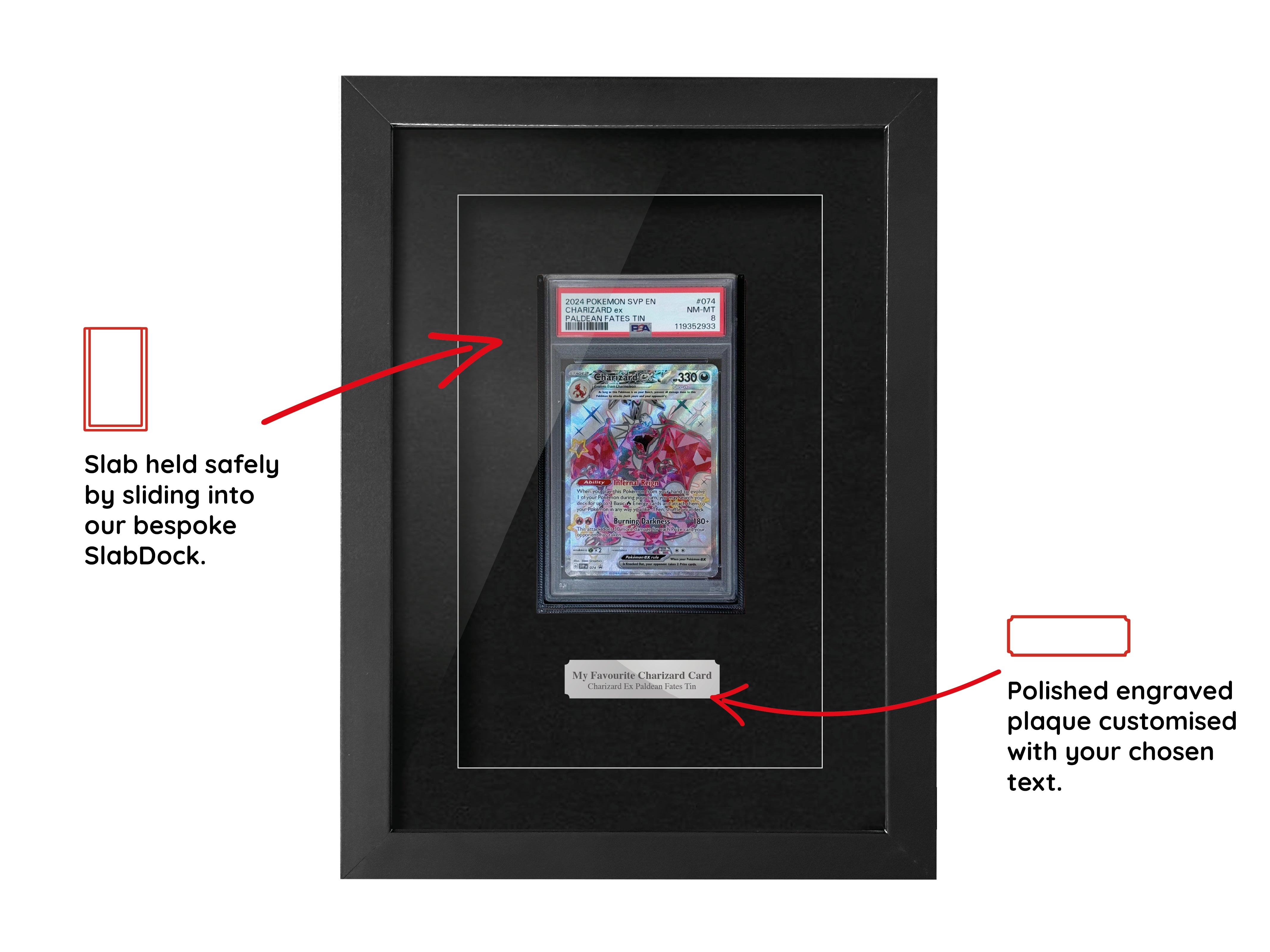 PSA-Graded Trading Card Frame